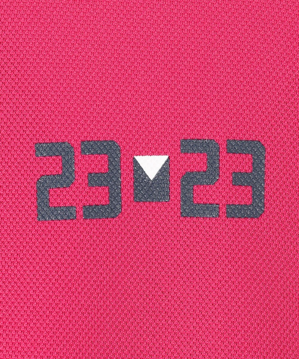 23区GOLF 【WOMEN】エイトロックカノコ カラーポロシャツ 