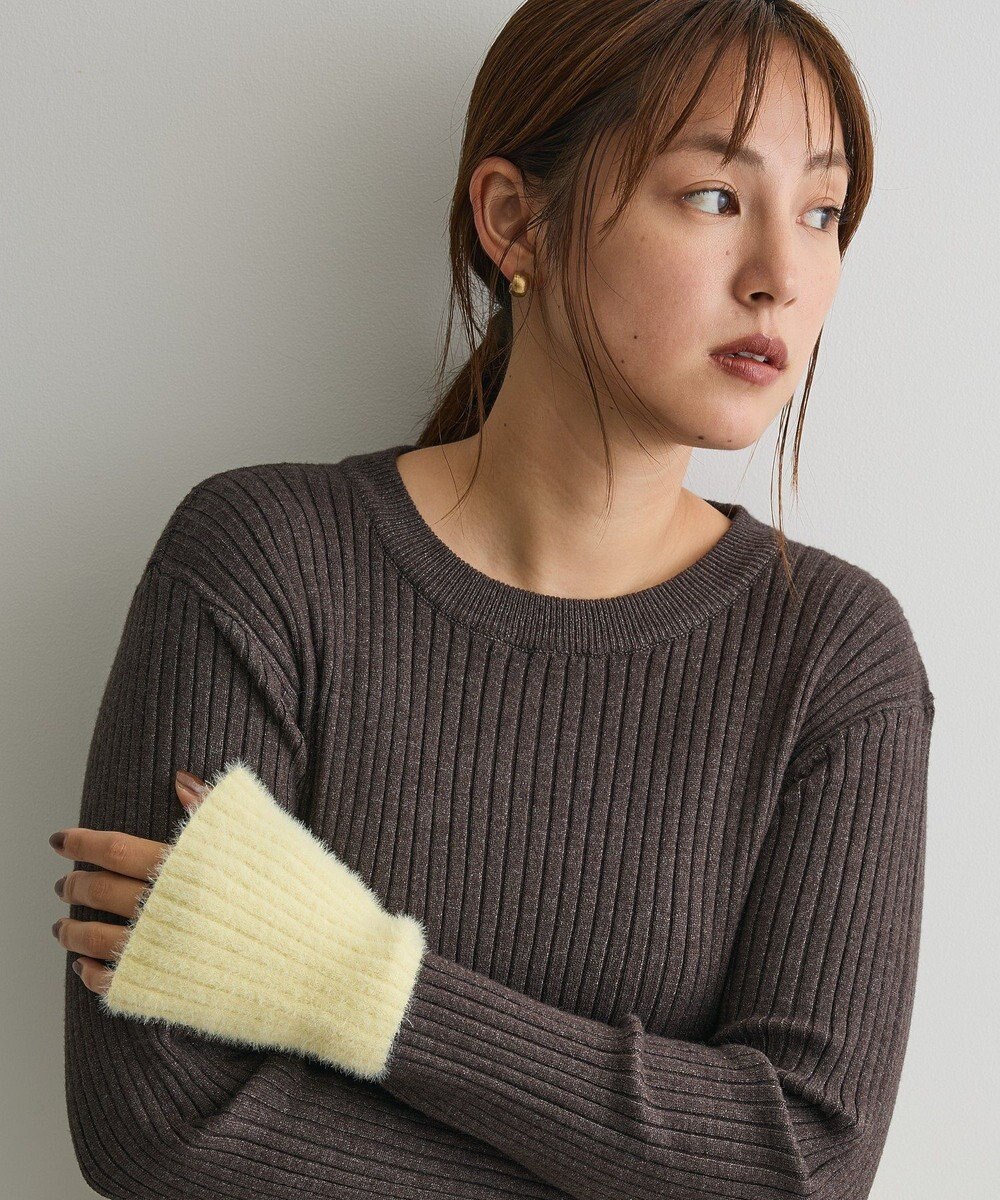 CRAFT STANDARD BOUTIQUE とてもち袖シャギーニットプルオーバー 