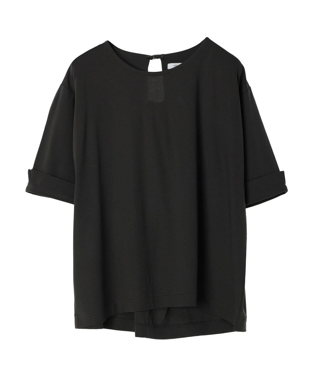 AMERICAN HOLIC 接触冷感バックタック袖折り返しカットプルオーバー 