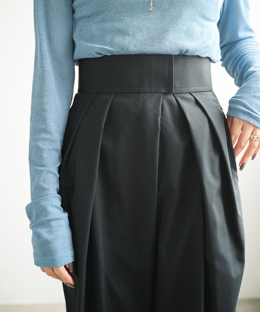 #Newans ２タックコクーンワイドパンツ 