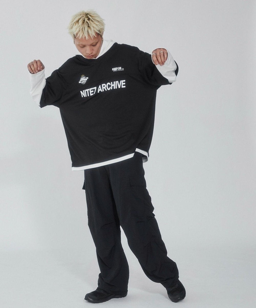 WEGO メッシュレイヤードTパーカー（LS） 