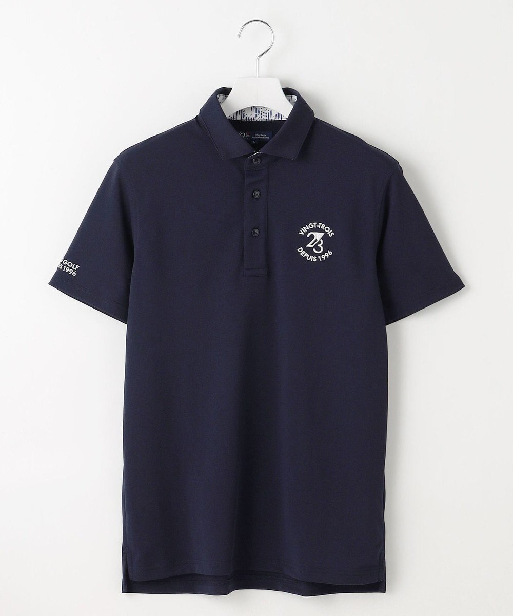 23区GOLF 【MEN】エイトムーブカノコ ストレッチポロシャツ 