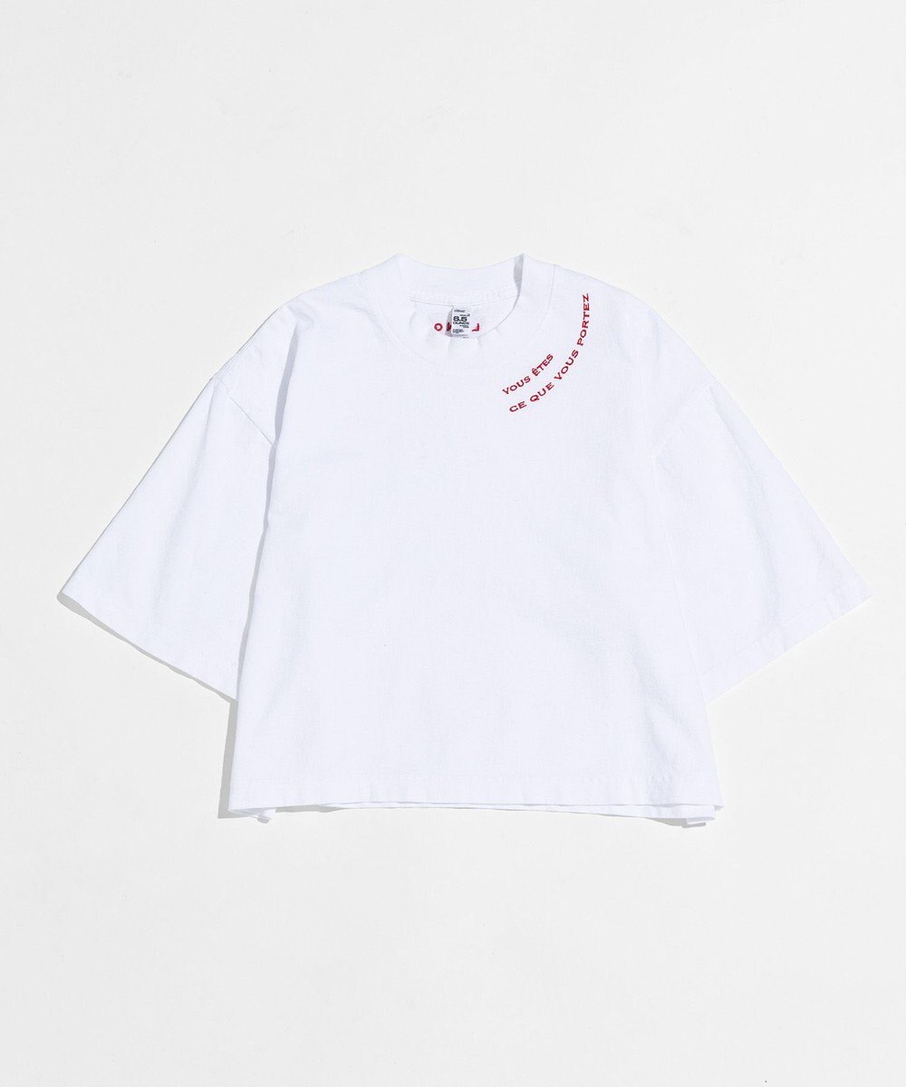 LENO EMBROIDERY  T-SHIRT / 刺繍Tシャツ 