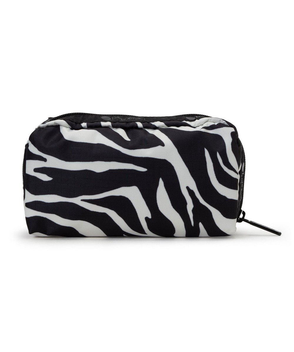 LeSportsac RECTANGULAR COSMETIC/クリームブラックゼブラ 
