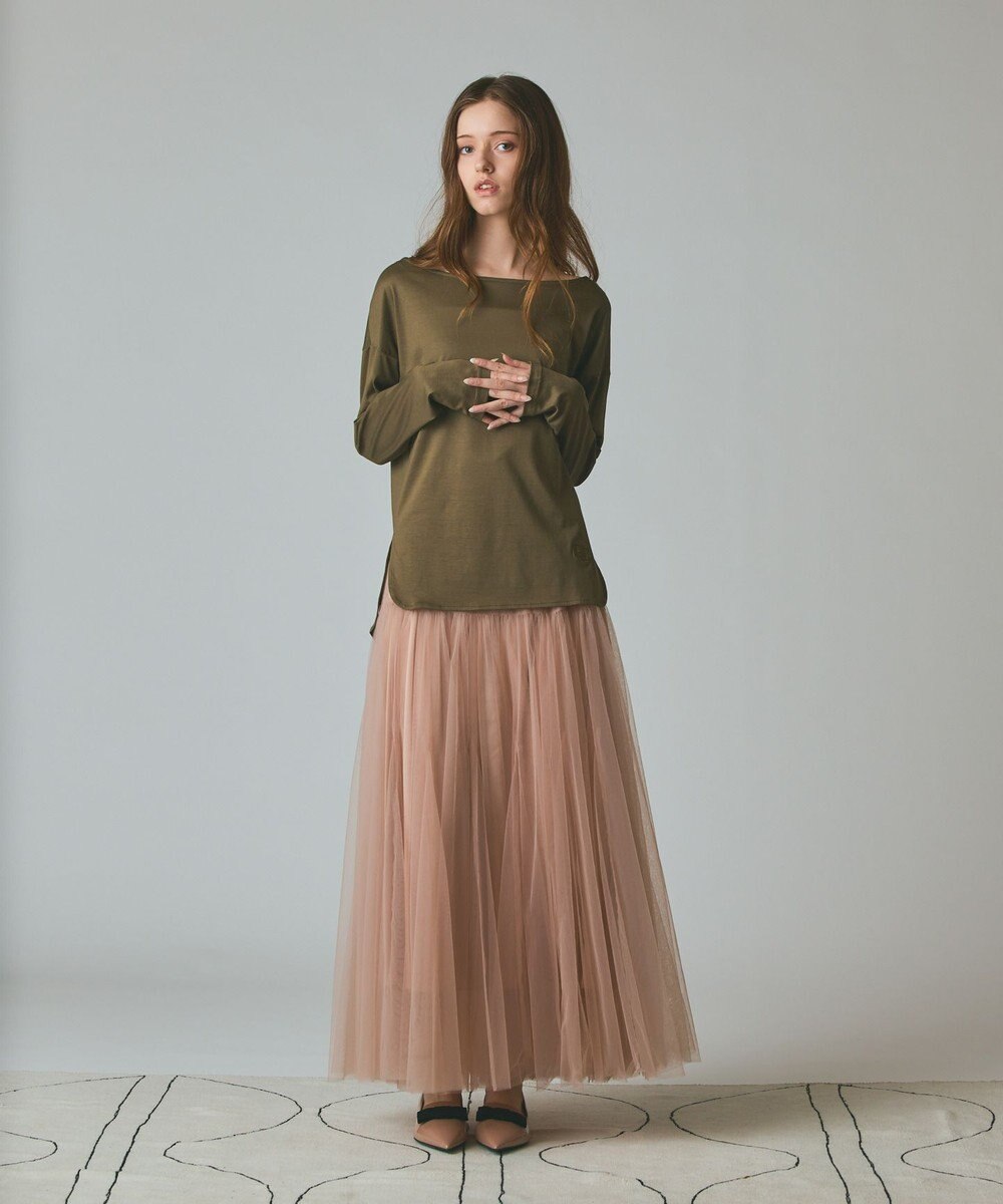 GRACE CONTINENTAL チュールボリュームスカート 