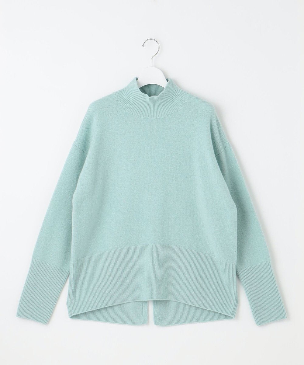自由区 L 【WEB限定カラーあり・洗える】ウールカシミヤブレンドハイネック ニット 