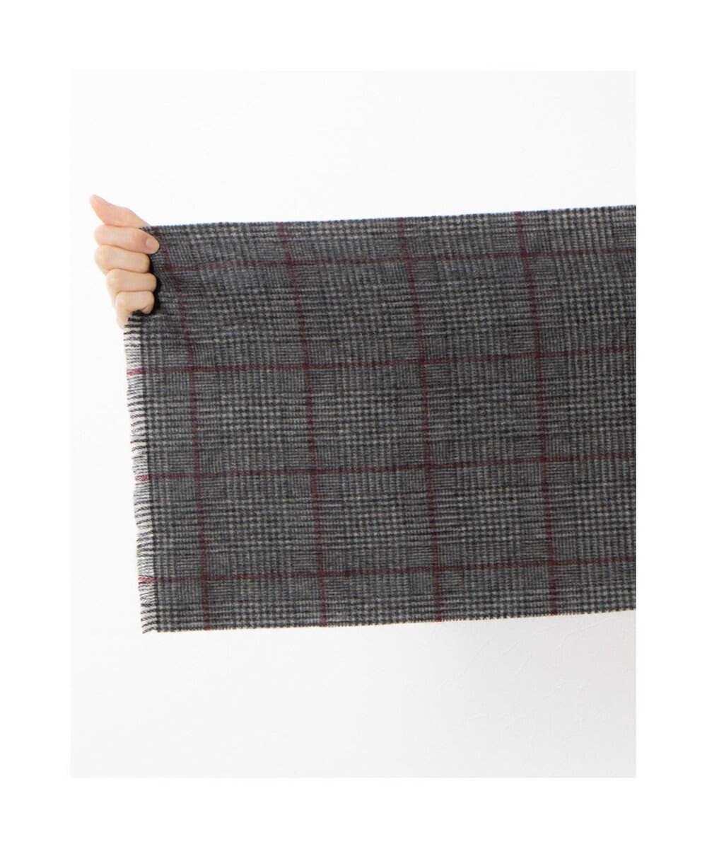 UNBILLION カシュネ cache nez / カシミヤグレンチェック切房マフラー 