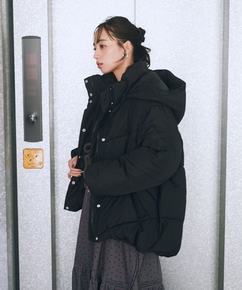 earth music&ecology 2WAYパファーブルゾン 