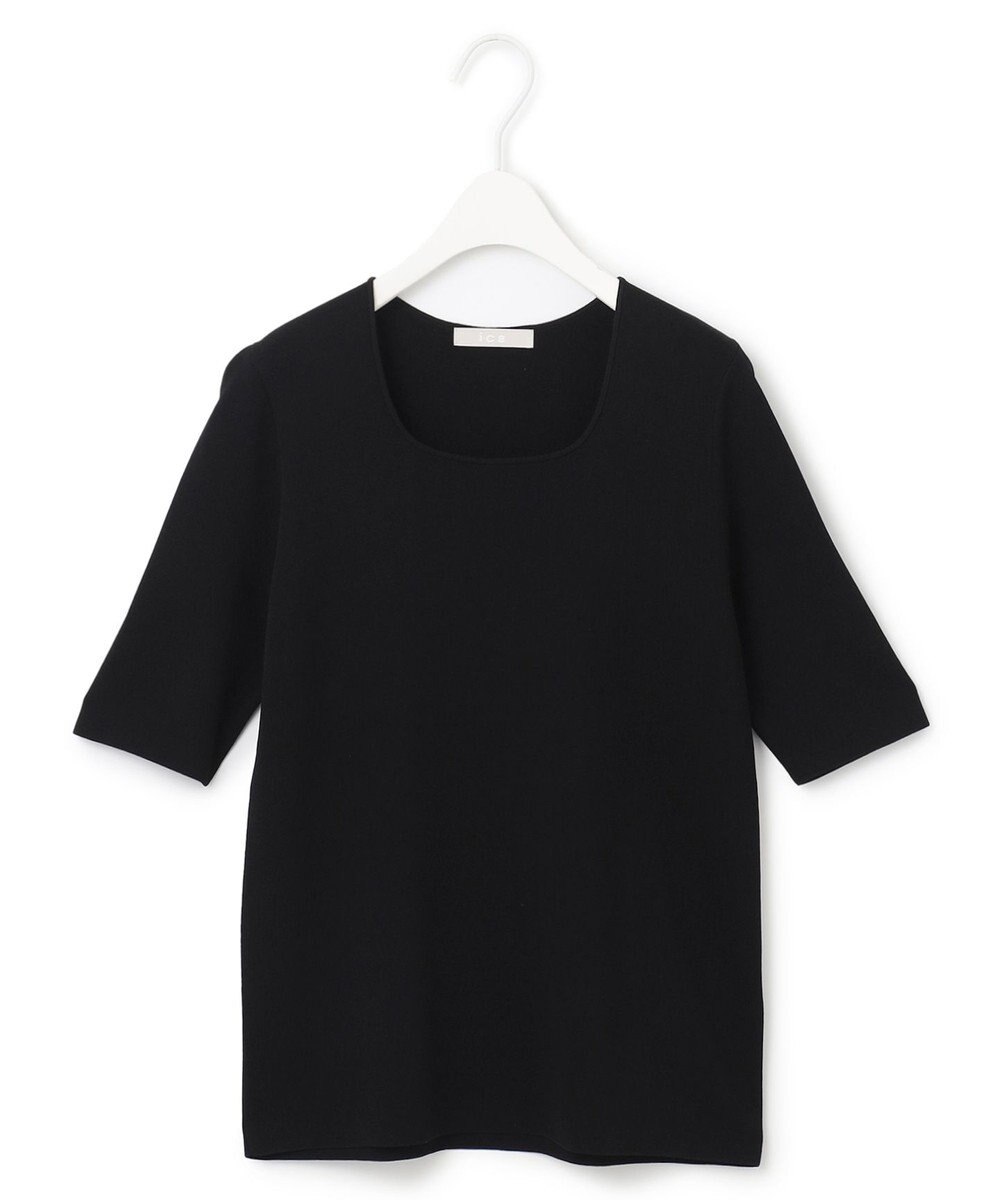 ICB 【洗える】シルクヴィスコースハイゲージ プルオーバー 