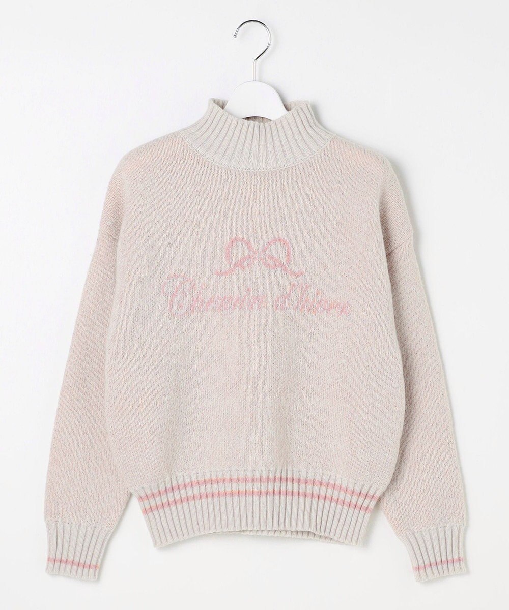 Feroux レタードハイネック プルオーバー 