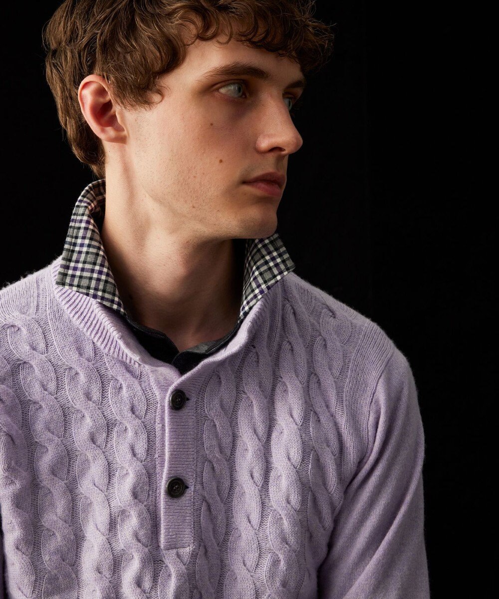 JOSEPH ABBOUD 【キングサイズ・微起毛/ジャパンファブリック】ウィンターダディー ポロシャツ 