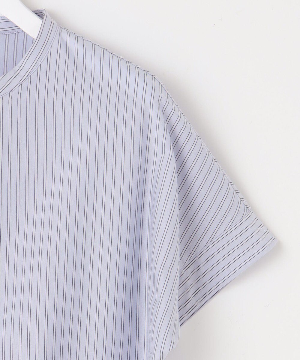 J.PRESS LADIES L ストライプジャージー ドルマンスリーブ カットソー 