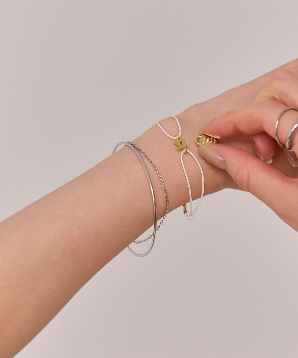 Phoebe 〈金属アレルギー対応〉リッチフローバングル　シルバー/ニッケルフリー 