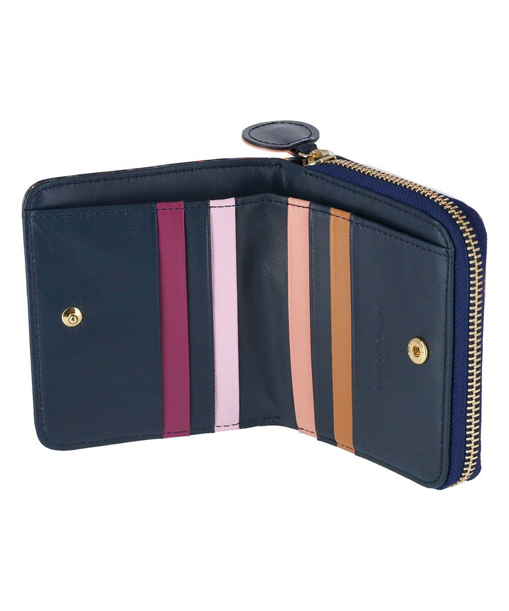 tsumori chisato CARRY ガーデンゴルフクラブ ラウンドファスナー 2つ折り財布 