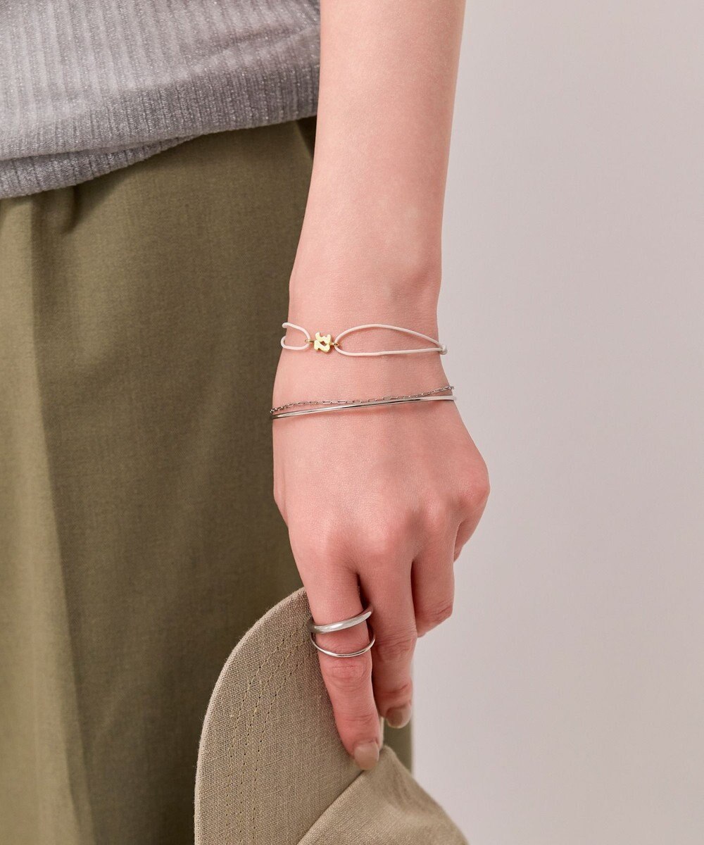 Phoebe 〈金属アレルギー対応〉リッチフローバングル　シルバー/ニッケルフリー 