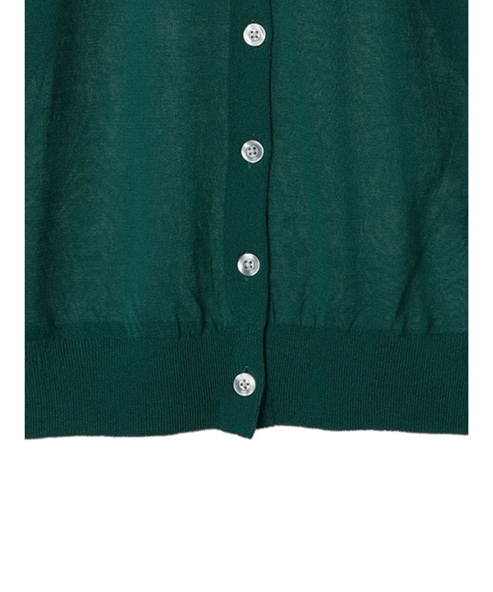 AMERICAN HOLIC バイカラーシアーニットカーディガン 