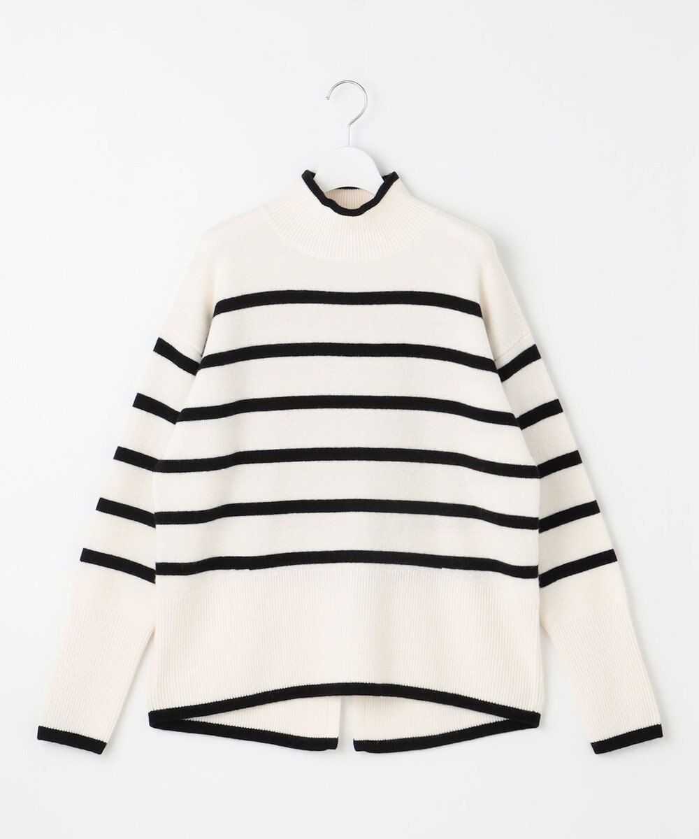 自由区 L 【WEB限定カラーあり・洗える】ウールカシミヤブレンドハイネック ニット 