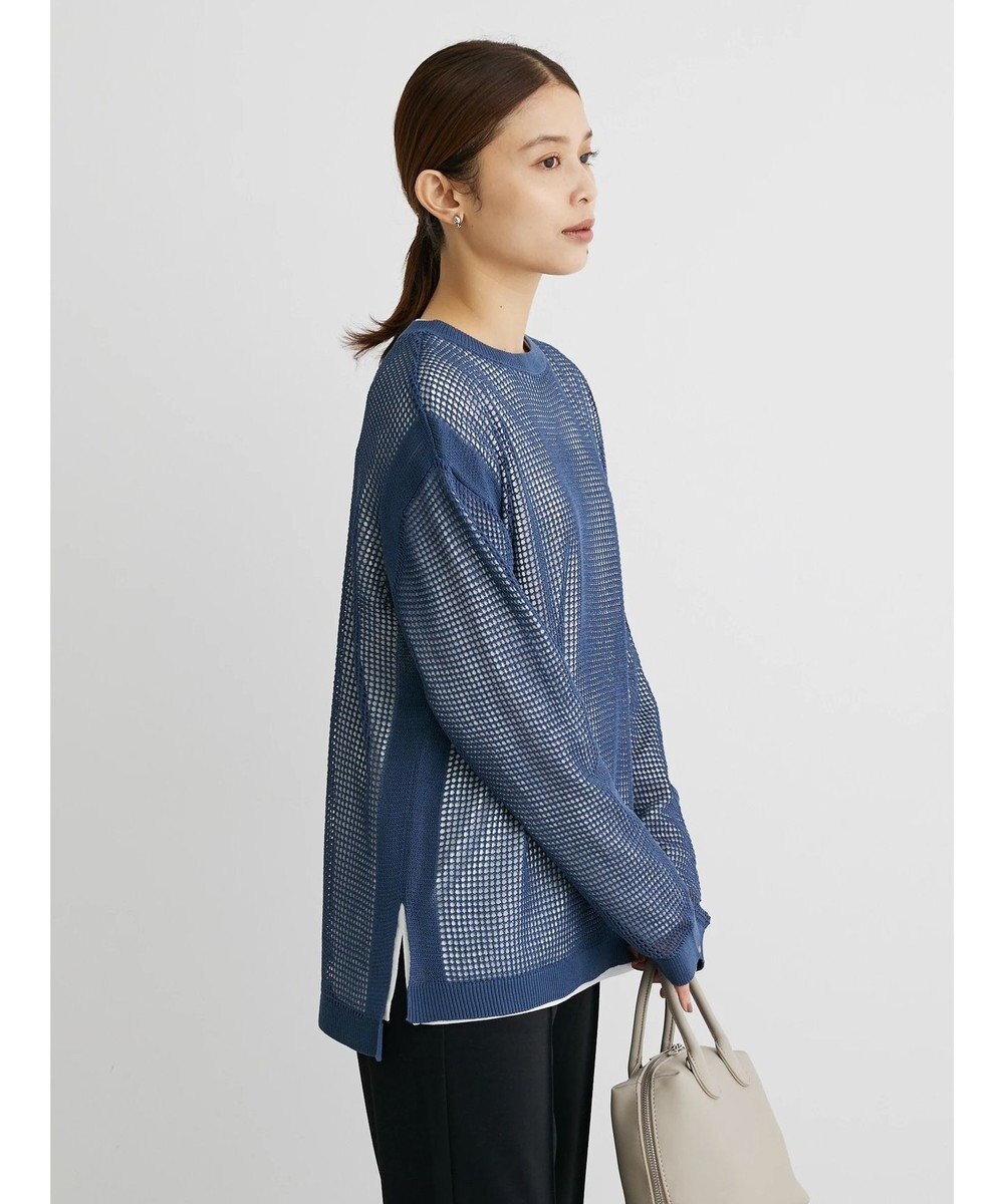 Green Parks ＳＥＴ２点ロンＴ＋メッシュニットプルオーバー 