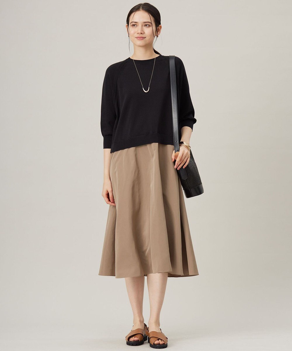 自由区 S 【洗える】タフタコンビ ワンピース 