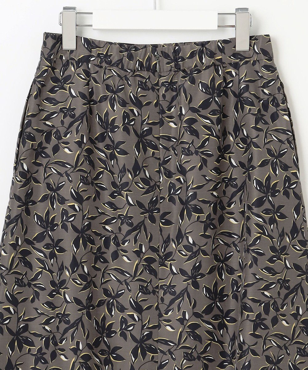 J.PRESS LADIES S 【洗える】ボタニカルプリント スカート 