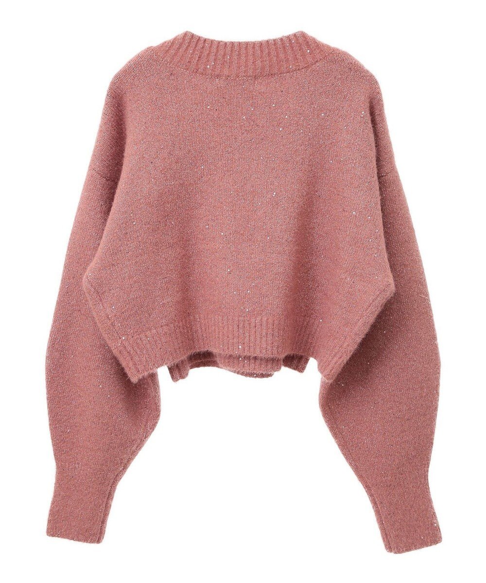 earth music&ecology ＳＥＴ２点スパンコールニットボレロ×タンク 