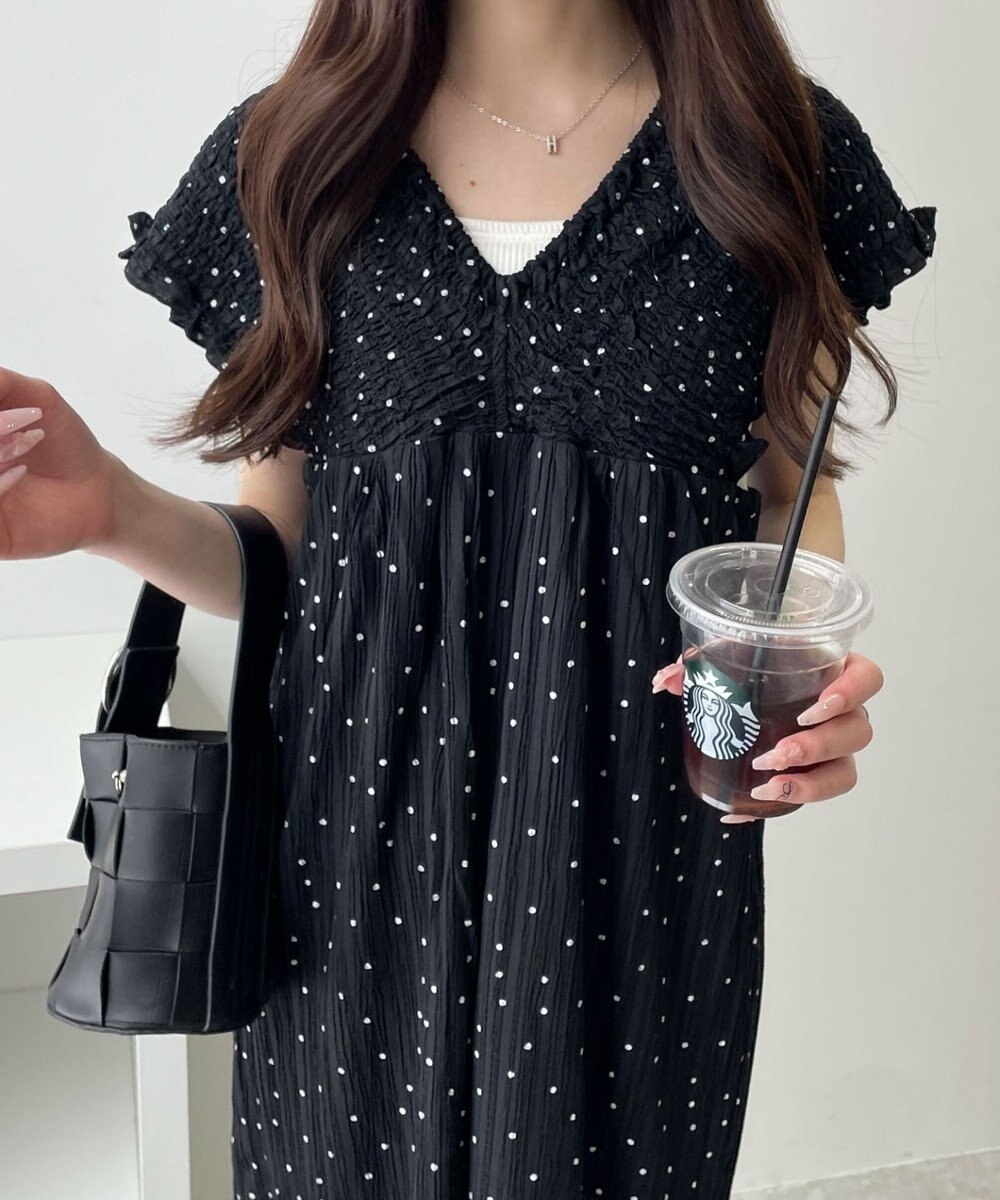 WEGO シャーリングサロペット 
