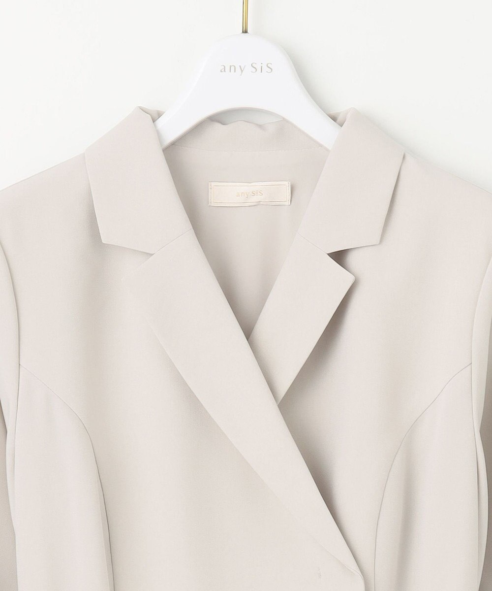 ANY SIS 【洗える】レディテーラード ワンピース 