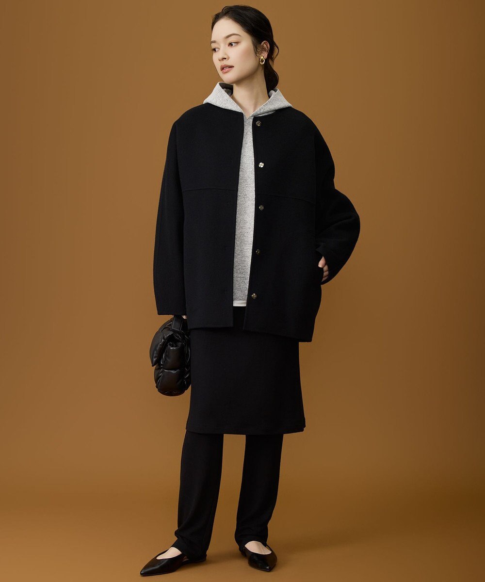 自由区 L ブラウスライクジャージー カットソー 