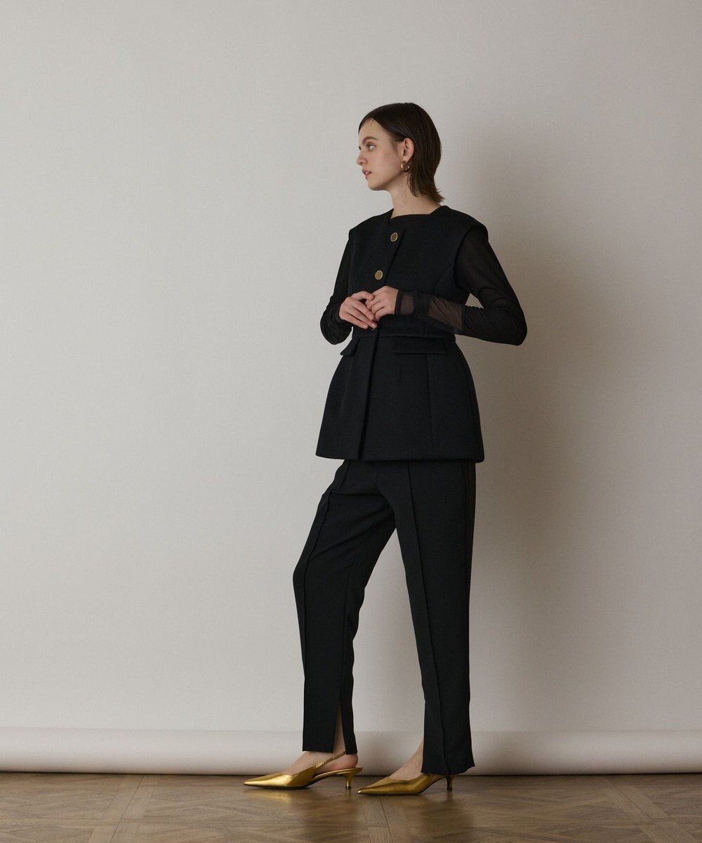 GRACE CONTINENTAL ダンボールニットジレジャケット 