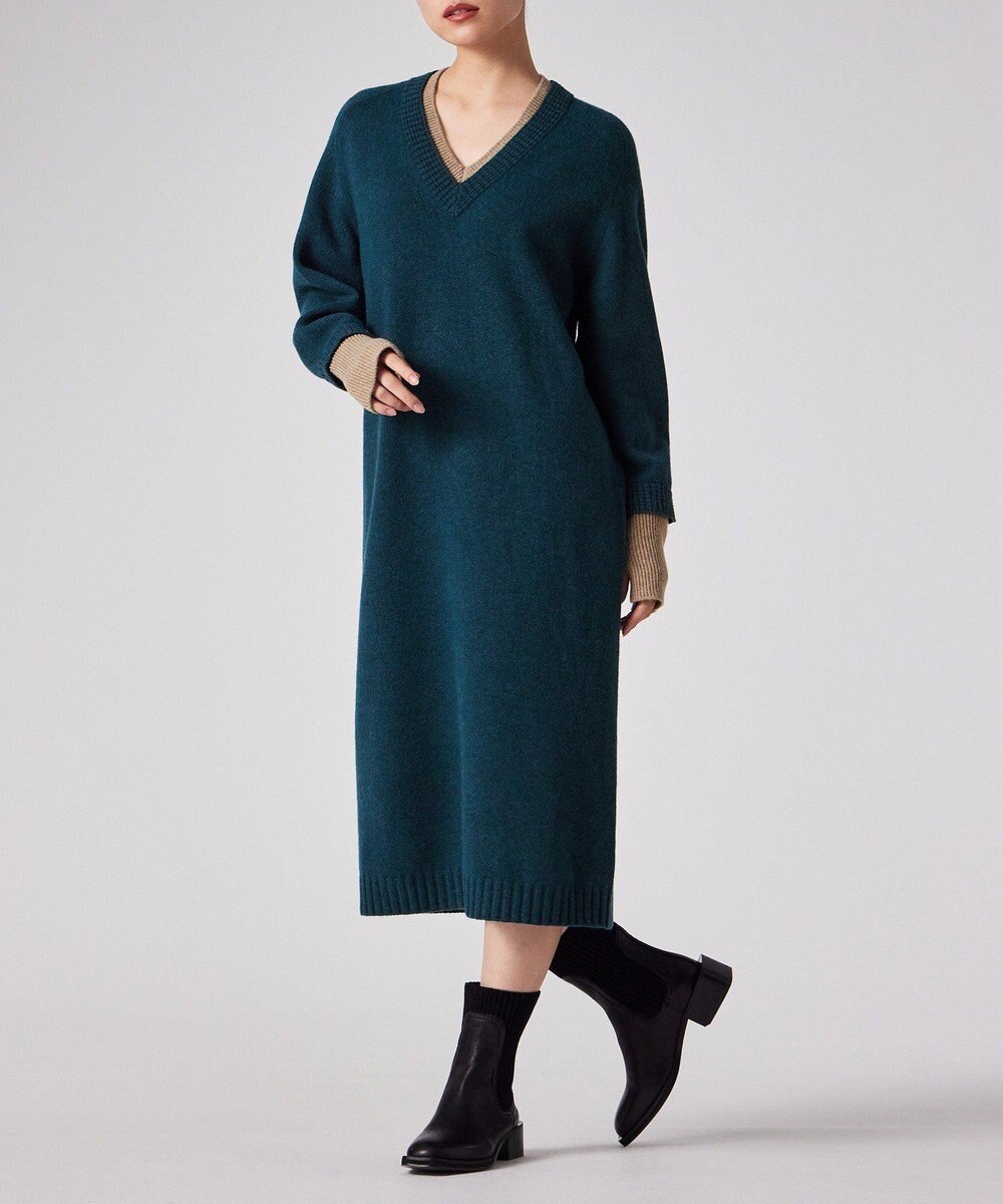 Paul Smith レイヤードディテール ニットワンピース 