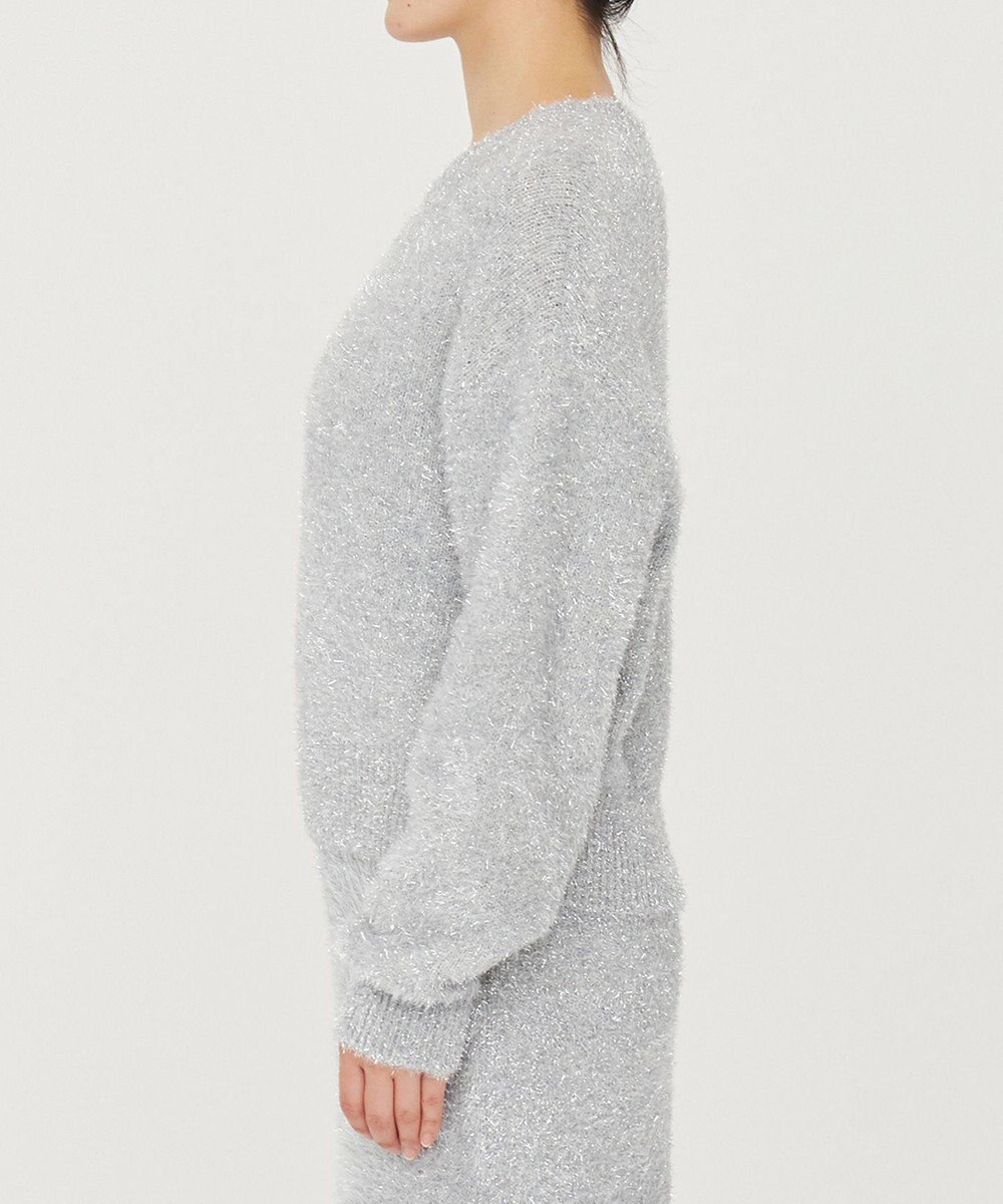 uncrave ラメ シャギー ニット プルオーバー（uncrave STANDARD） 