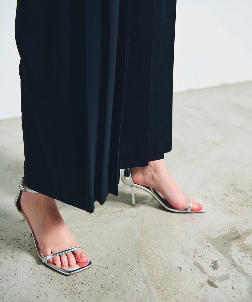 GRACE CONTINENTAL トリアセプリーツパンツ 