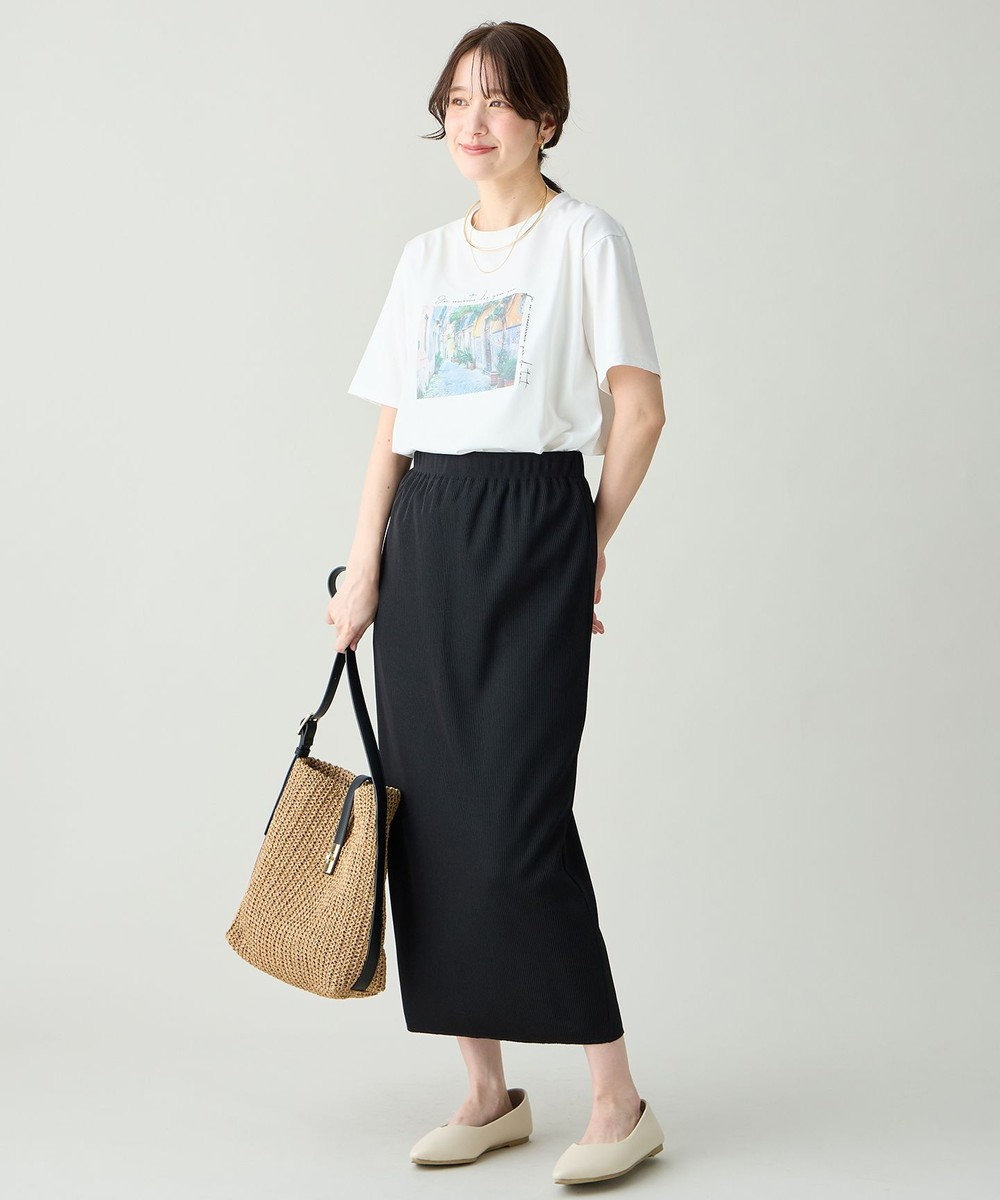 ANY アソートロゴラウンドヘムTシャツ 