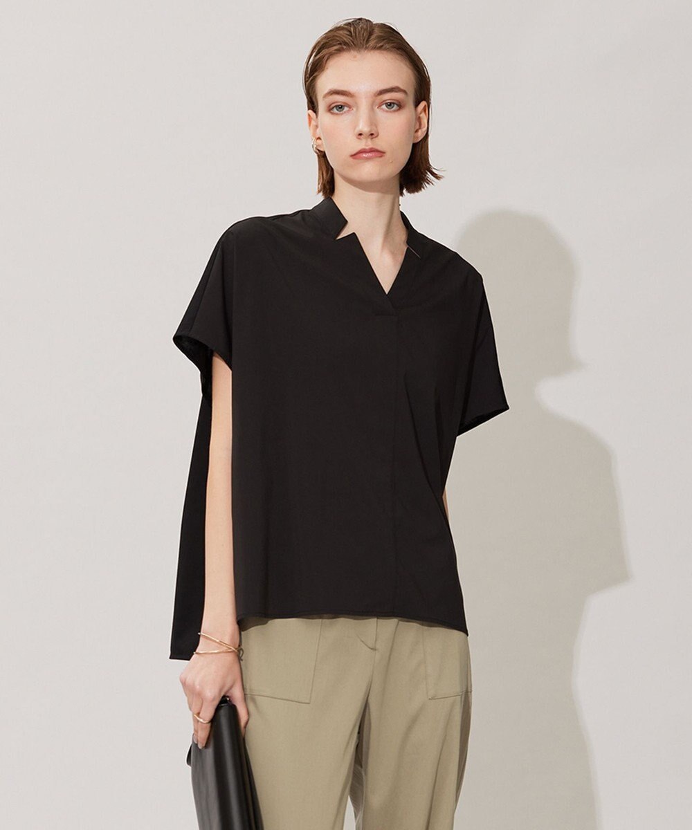 ICB L 【洗える】 タイプライタージャージーコンビ プルオーバー 