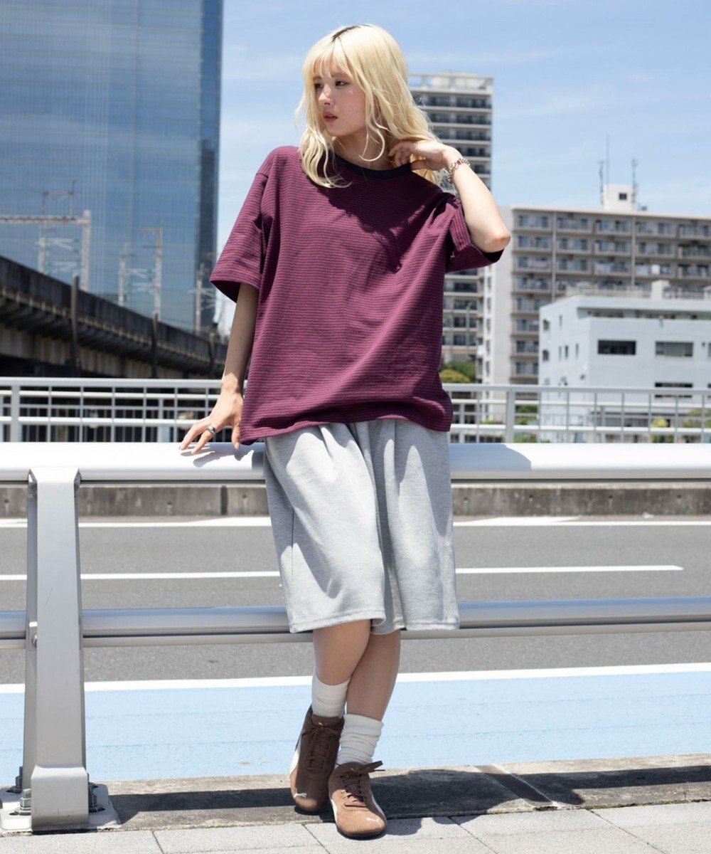 WEGO 【ユニセックス着用ITEM】ボーダーリンガーT（SS） 