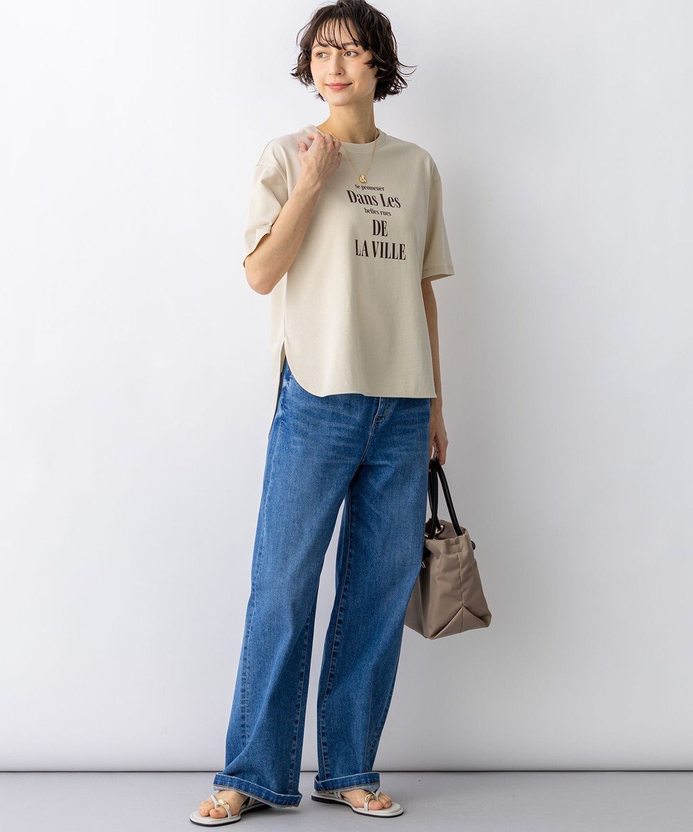 23区 【先行予約】シャツテール ロゴTEE 