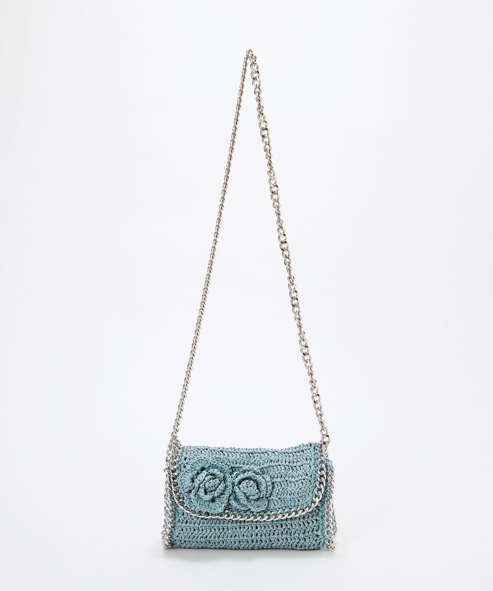 TOPKAPI 【TREASURE TOPKAPI】フラワーモチーフ チェーン ショルダーバッグ 