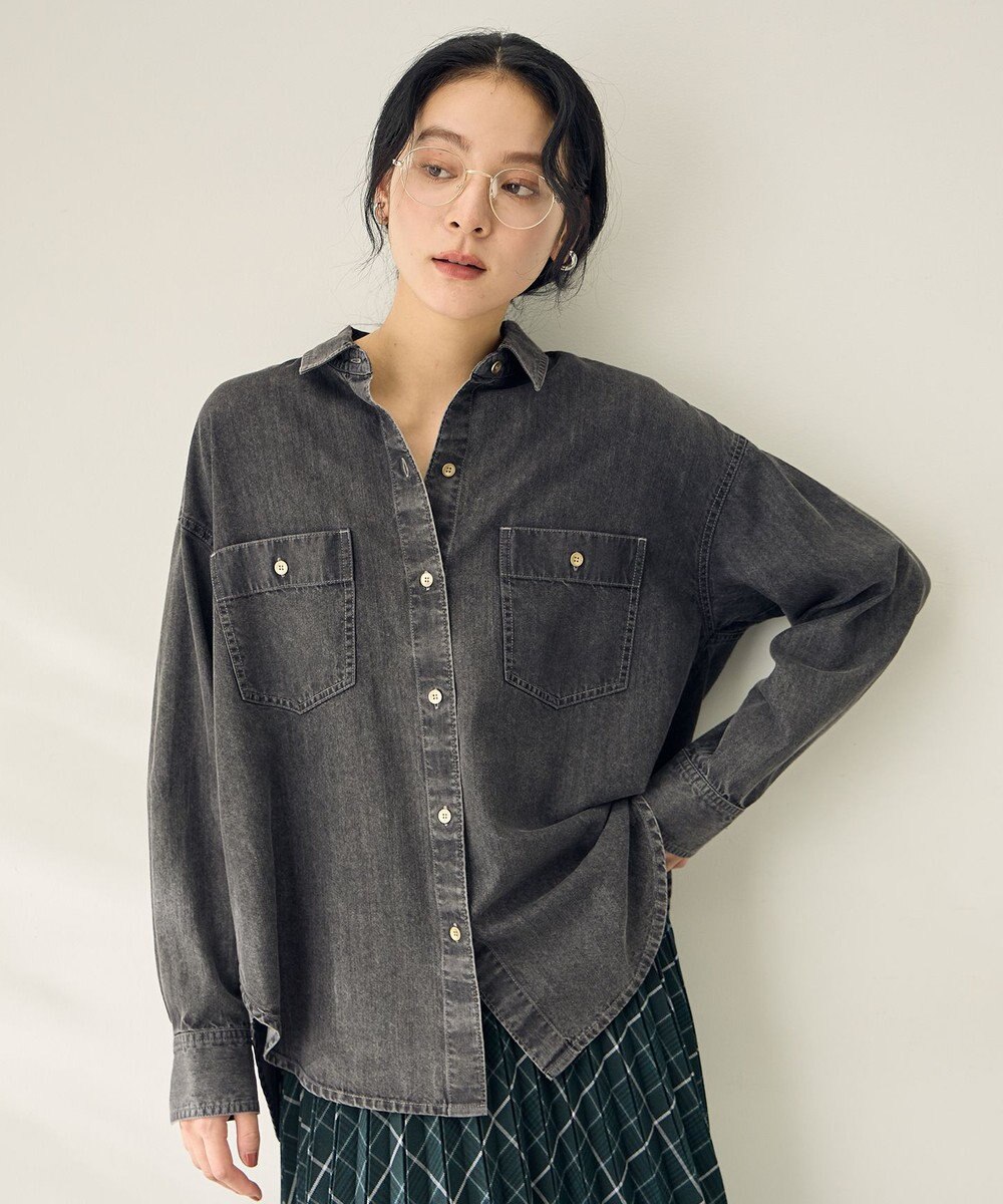 ANY オーバーデニムシャツ 