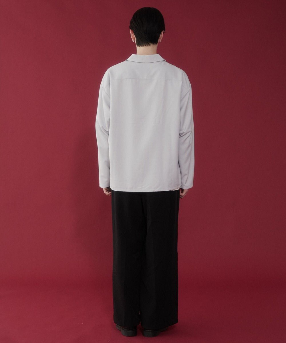 WEGO 【軽量/シワにならない】ドライポリハーフZIPシャツ（LS） 