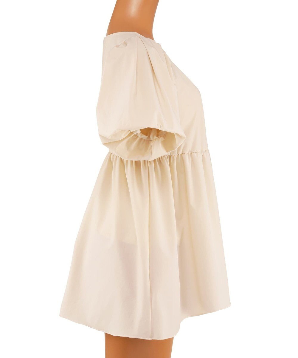 San-ai Resort（三愛水着楽園） 【UPF50＋】　パフスリーブキュロット3点セット　9M・11L　【San-ai Resort（サンアイリゾート）】 