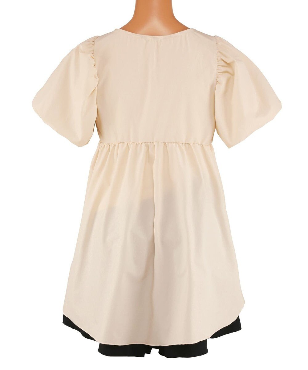 San-ai Resort（三愛水着楽園） 【UPF50＋】　パフスリーブキュロット3点セット　9M・11L　【San-ai Resort（サンアイリゾート）】 