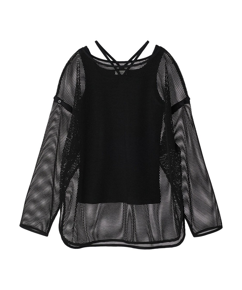 earth music&ecology ＳＥＴ２点メッシュプルオーバー＋タンクトップ 