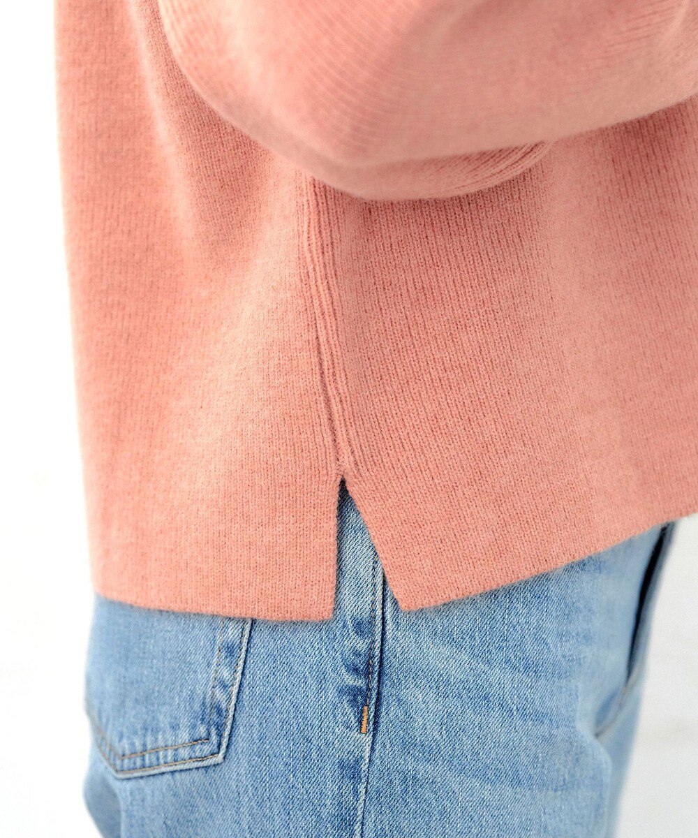 Tiaclasse 【洗える】衿付きパフ袖ニット 