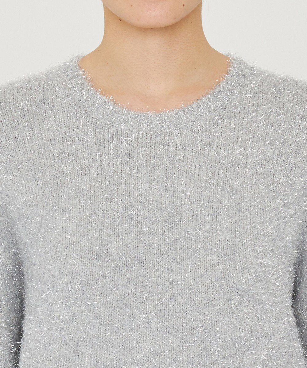 uncrave ラメ シャギー ニット プルオーバー（uncrave STANDARD） 