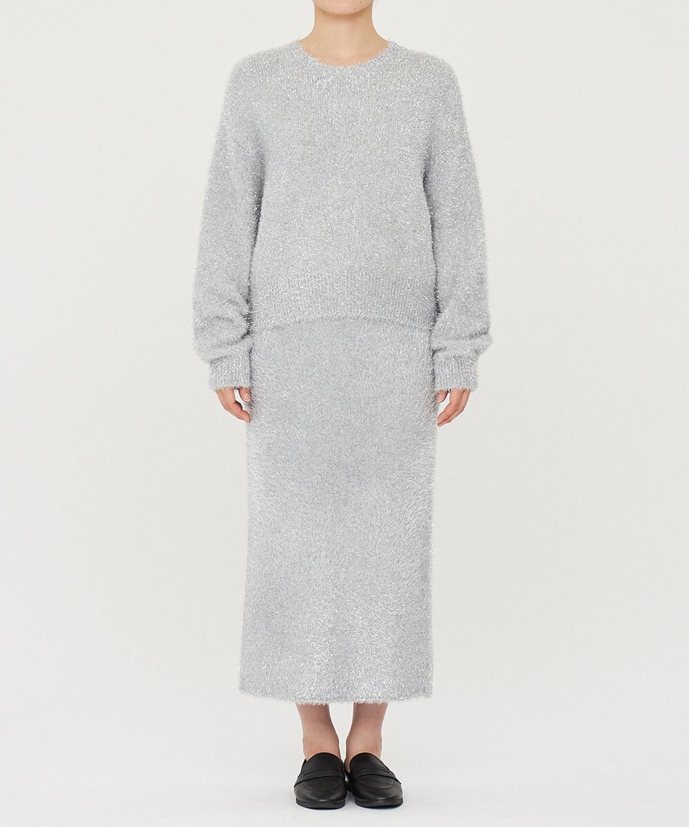 uncrave ラメ シャギー ニット プルオーバー（uncrave STANDARD） 