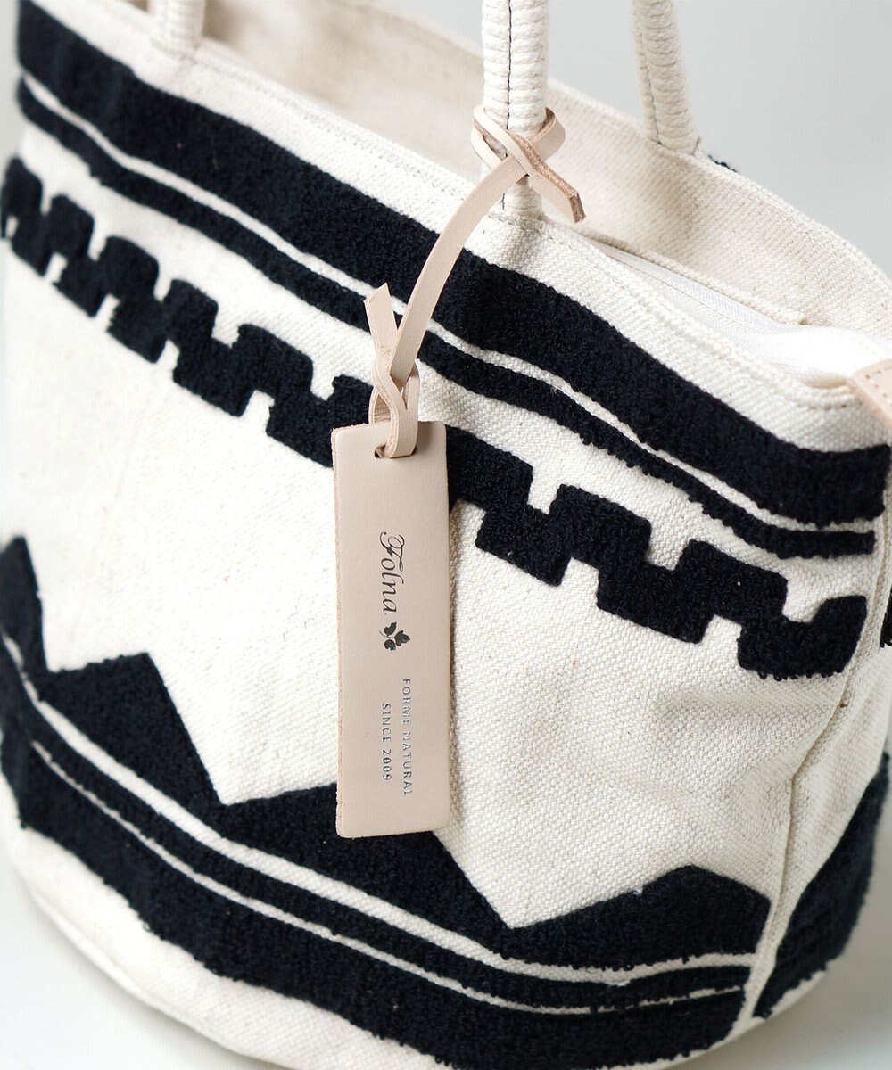 FOLNA RD サガラ刺繍 マルシェトートバッグ 