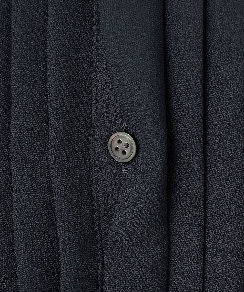 J.PRESS LADIES 【洗える】ヌーディスバックサテン バンドカラー ブラウス 