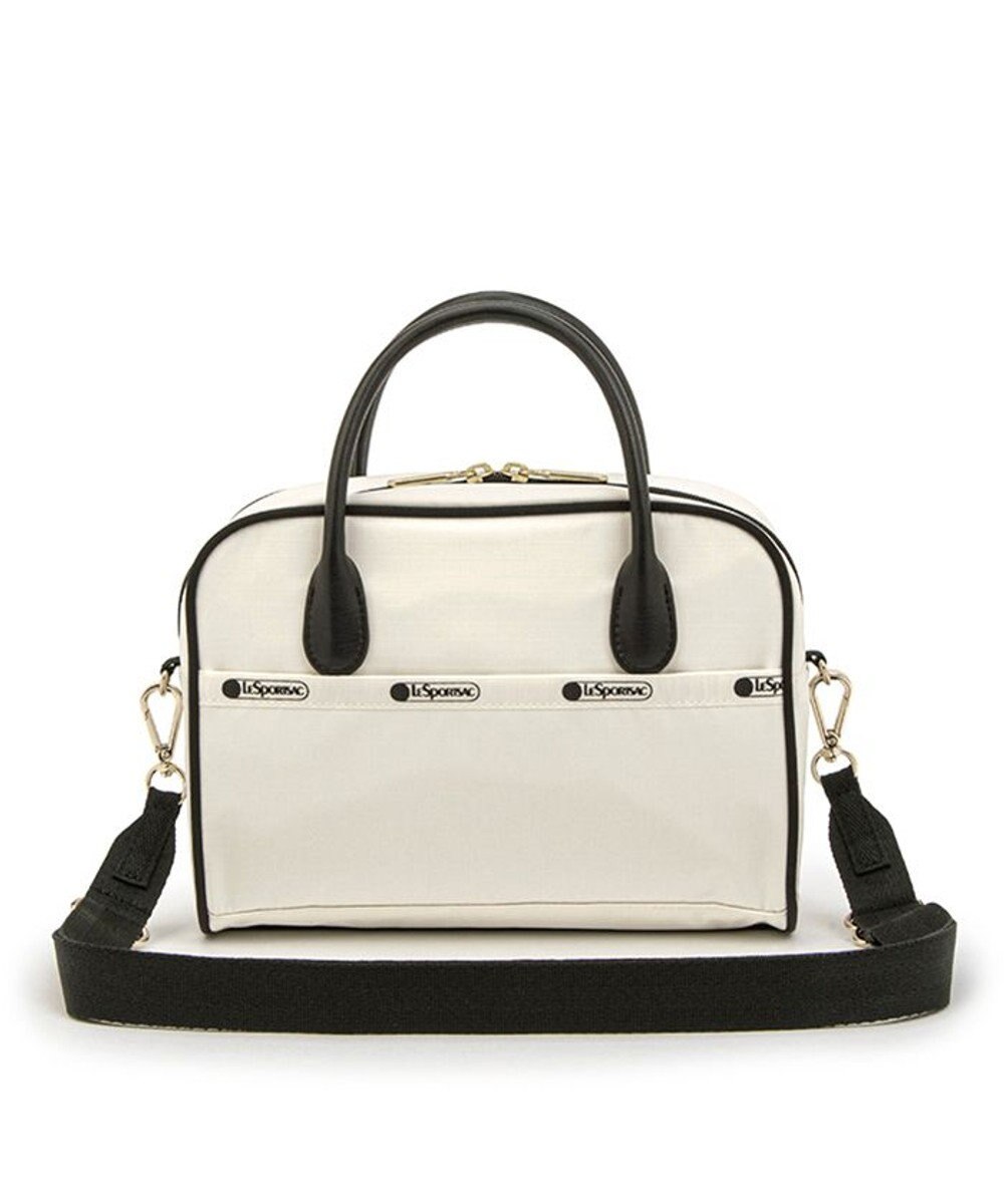 LeSportsac SQUARE TH CROSSBODY/アップタウンサンドバー/ブラック 