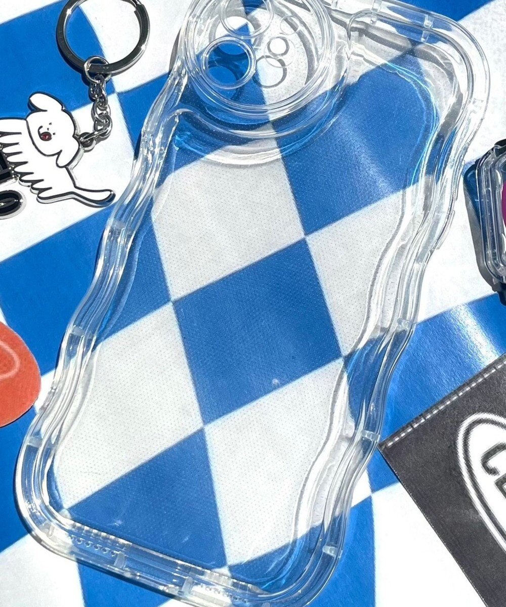 WEGO クリアウェーブiphoneケース 