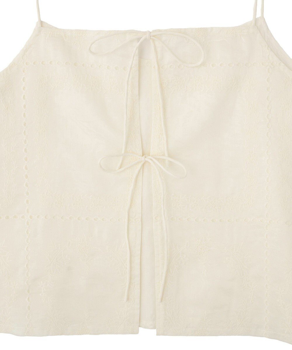 Green Parks 前後２ＷＡＹレース刺繍ビスチェ 